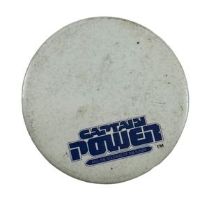 Pinback Button Captain Power and the Soldiers of the Future 1987 Television
